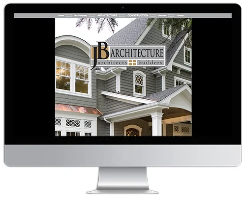 Website project showing organized architecture and construction content